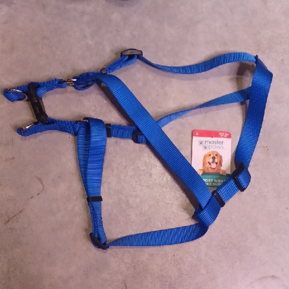 Masters Blue Adjustable Dog Harness